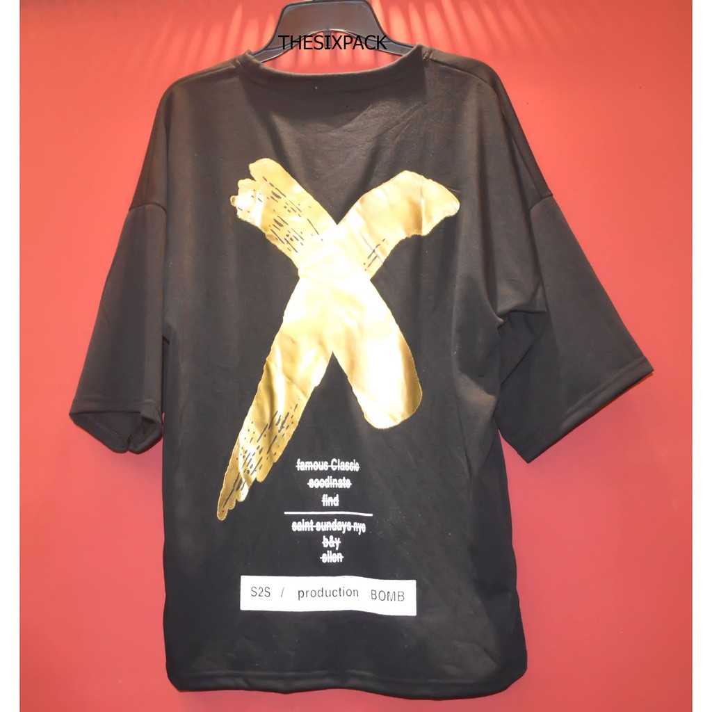 Áo thun oversize XBOMB vàng