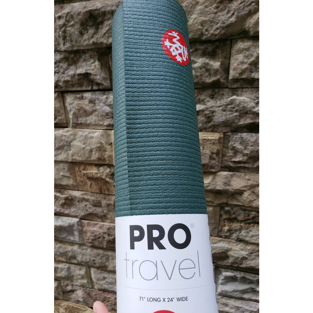Thảm Yoga Du Lịch Manduka, PRO Travel 2,5mm, PVC Sinh Thái Cao Cấp, Đàn Hồi Tốt, Siêu Bám, Siêu Bền, Sản Xuất Tại Đức
