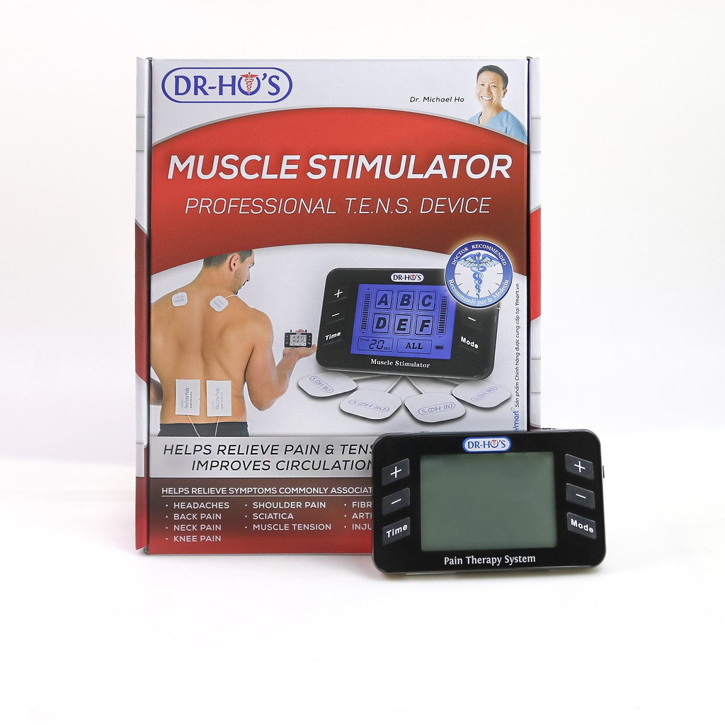 Máy massage Dr Ho's Muscle Stimulator pin sạc mới 40 phút