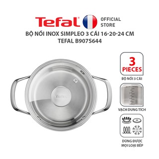 BỘ NỒI INOX TEFAL SIMPLEO B907S644