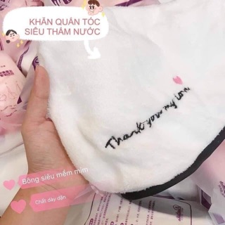 Khăn quấn tóc siêu thấm nước