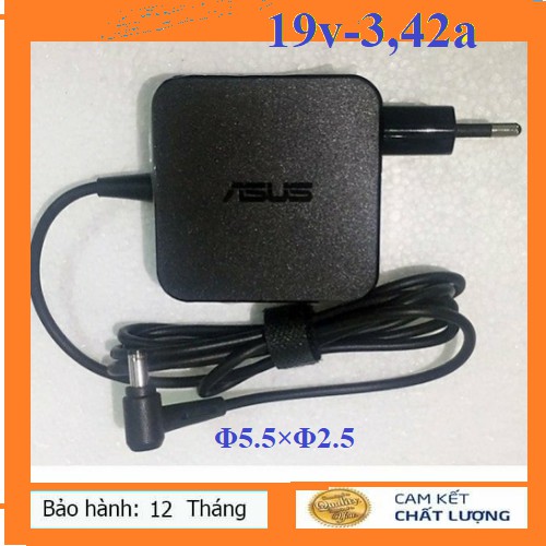 ⚡️Giá Hủy Diệt] Sạc Laptop Asus 19v-3.42a hình vuông ZIN chân thường 5.5*2.5