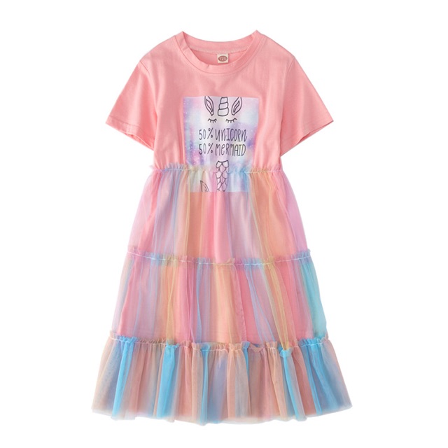 Đầm công chúa cho bé gái size đại  - kèm ảnh thật