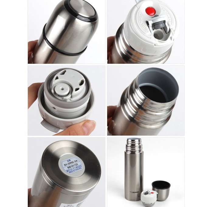 Bình giữ nhiệt nóng lạnh Zojirushi dung tích 0.5L SV-GR50, sản xuất tại Thái Lan, bảo hành 1 năm chính hãng