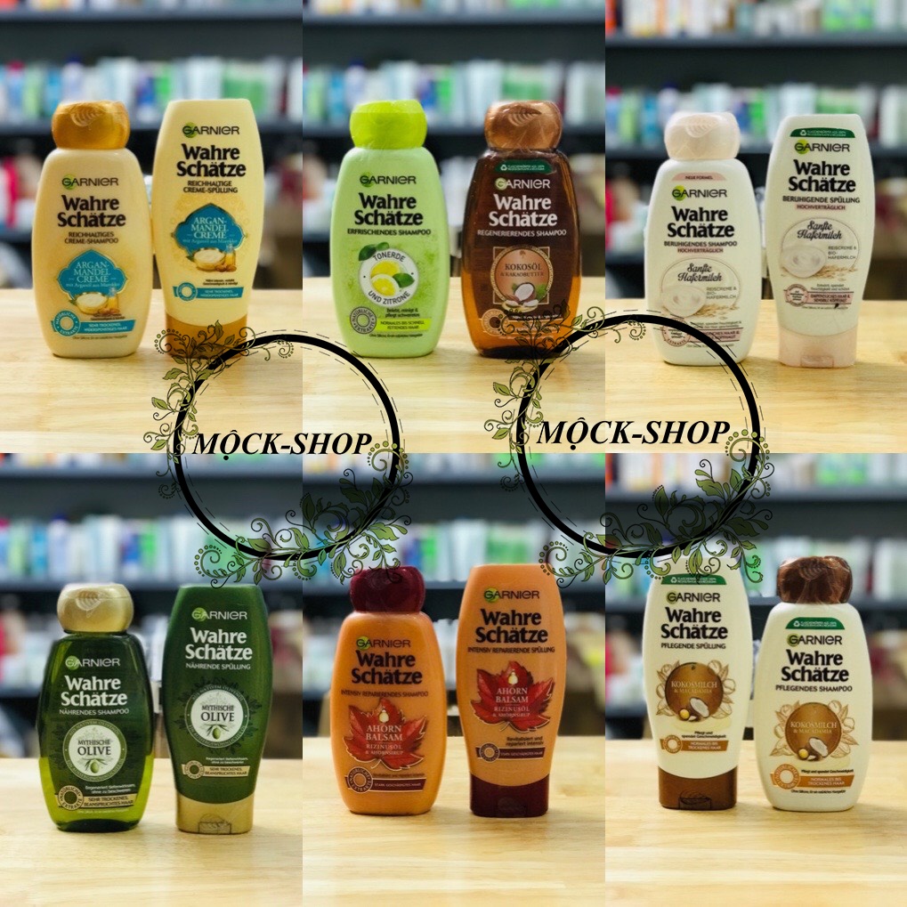 Cặp dầu gội xả Garnier của Đức đủ bill
