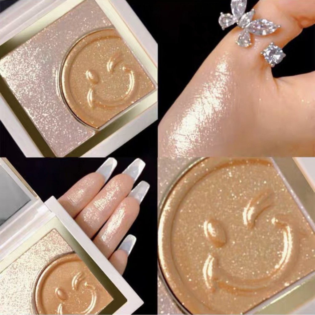 Phấn nhũ bắt sáng mặt cười MAFFICK Inverted Glamour Highlight Powder xinh xắn trendy lâu trôi MAFI24 | BigBuy360 - bigbuy360.vn