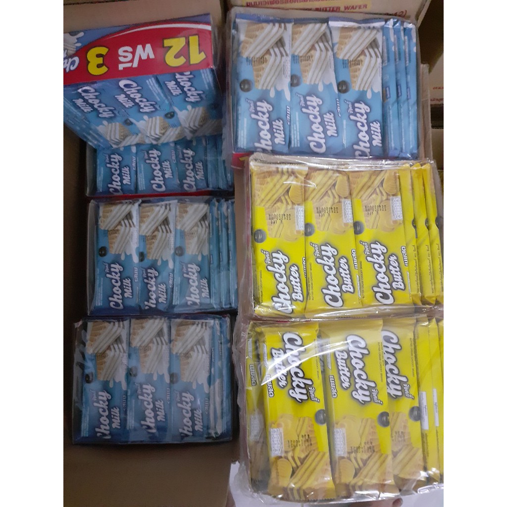 Bánh xốp Thái lan kẹp kem Chocky ⚡HÀNG NHẬP KHẨU⚡ 488g