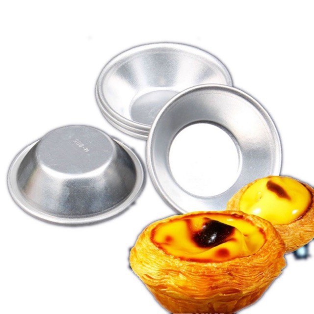 Khuôn Tart Nhôm Trơn 7CM