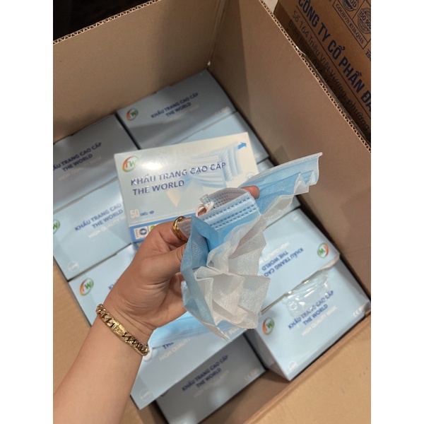 Thùng khâu trang 4 lớp 50 hộp