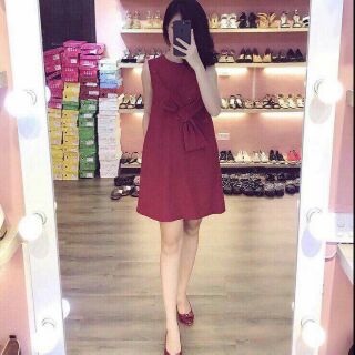 Váy nơ điệu đà cho nữ