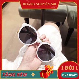 Mkm050 Kính Hot Girl Vạn Người Mê - Kính V Tròn Trắng Cực Hot