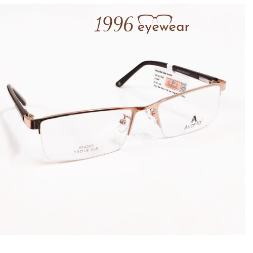 Gọng Kính kim loại nửa viền nam nữ chính hãng Avanta