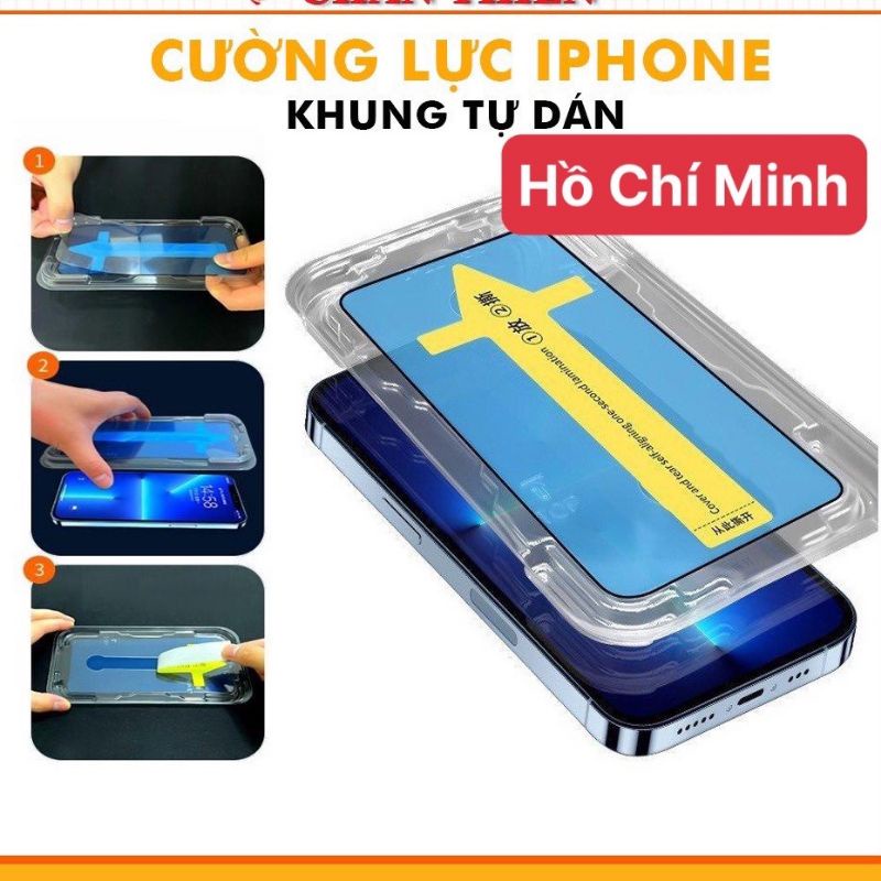 Kính Cường Lực Tự Dán Iphone 14pro max/14 pro/13pro max/13pro/12pro max/12pro/11pro max/11pro/11/xs max/xs/x/xr