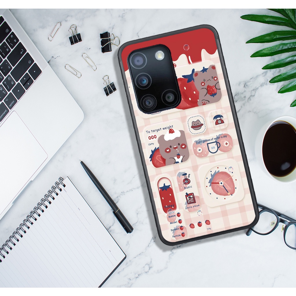 ỐP LƯNG SAMSUNG A13 - A23 - A53 - A73 , IN HÌNH GẤU NÂU CHOCOLATE ĐÁNG YÊU.