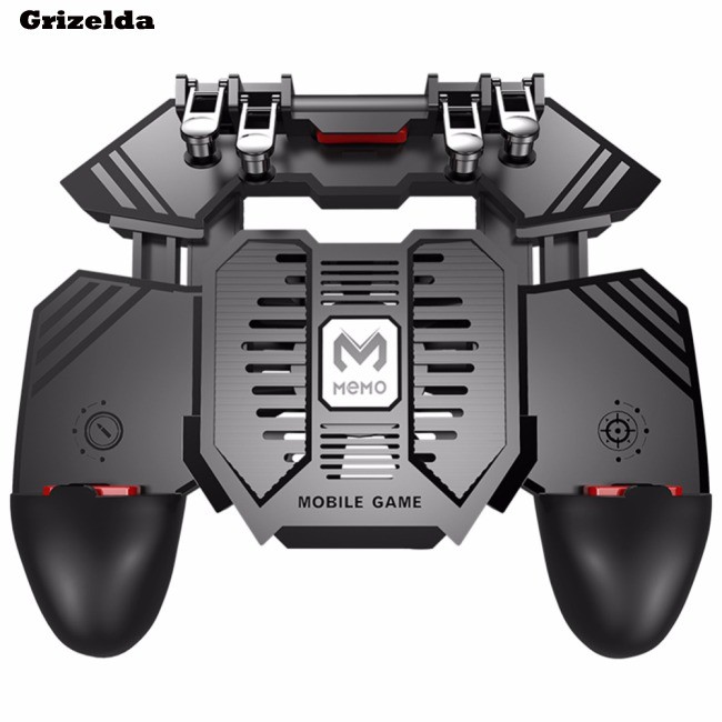 AK77 Mobile Phone Gamepad Transmitter Handle for PUBG Mobile Game Controller Trigger Joystick Gamepad