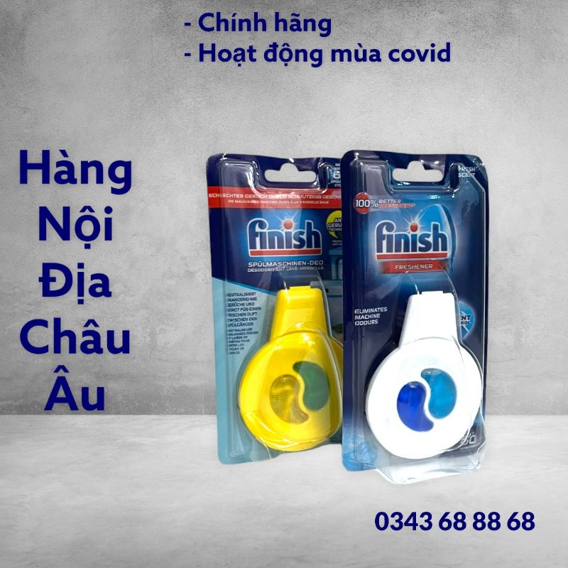 Viên tinh dầu treo tạo mùi Finish [thơm lừng, dùng thích]