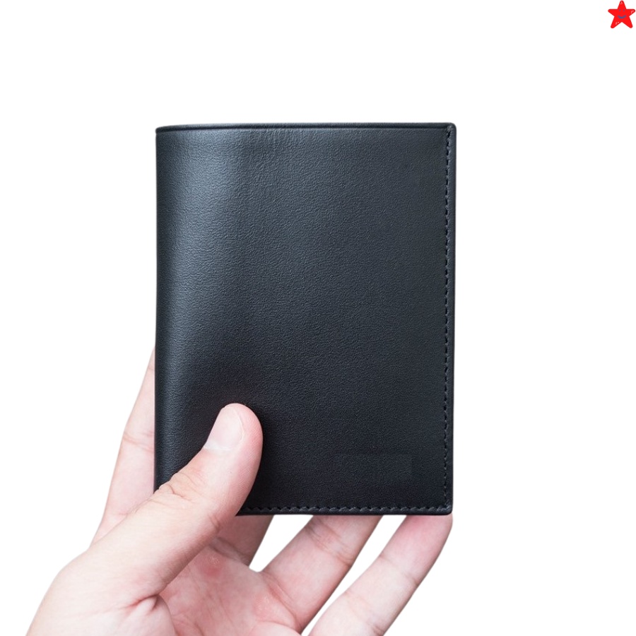Ví Ngang Nam Mini Da Bò Thật Kiểu Dáng Trẻ Trung Độc Đáo, Bóp Đựng Tiền Thẻ - DTR - Leli_store