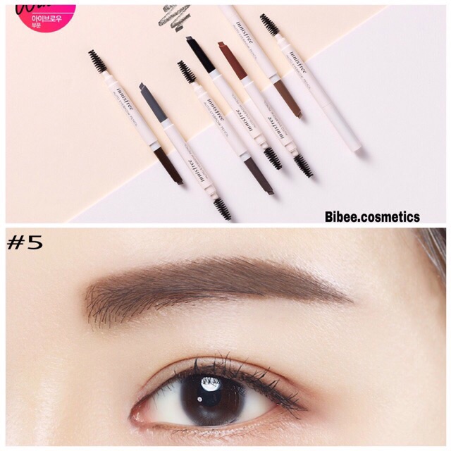 Chì kẻ mày 2 đầu Eco EyeBrow Pencil INNISFREE