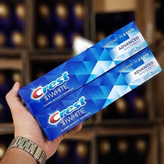 Combo 2 kem đánh răng crest 3d white advanced triple whitening