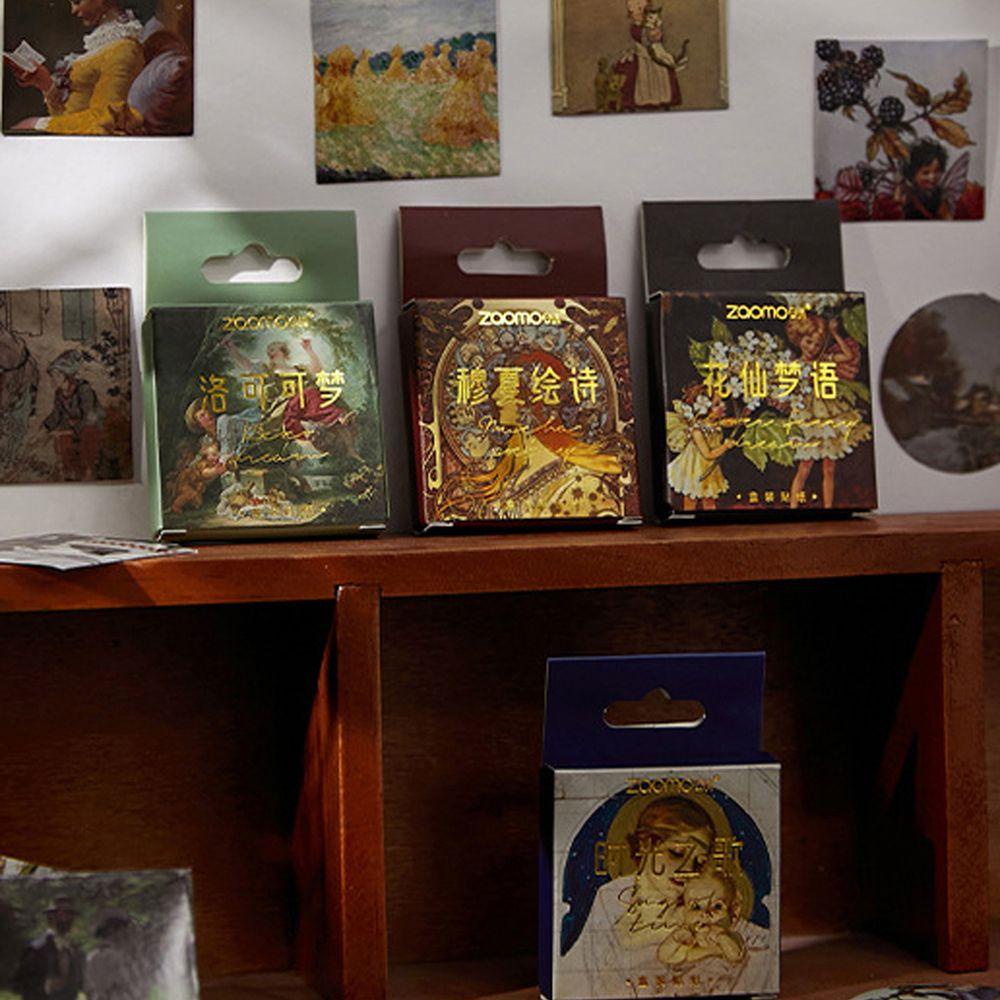 Miếng Dán Trang Trí Điện Thoại Phong Cách Vintage Dễ Thương