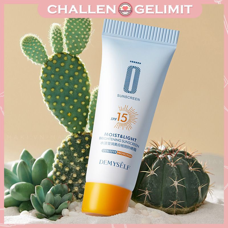 [Hàng mới về] Kem Chống Nắng Spf 15 Làm Trắng Dưỡng Ẩm Kiểm Soát Dầu Cho Da Mặt Và Cơ Thể KK