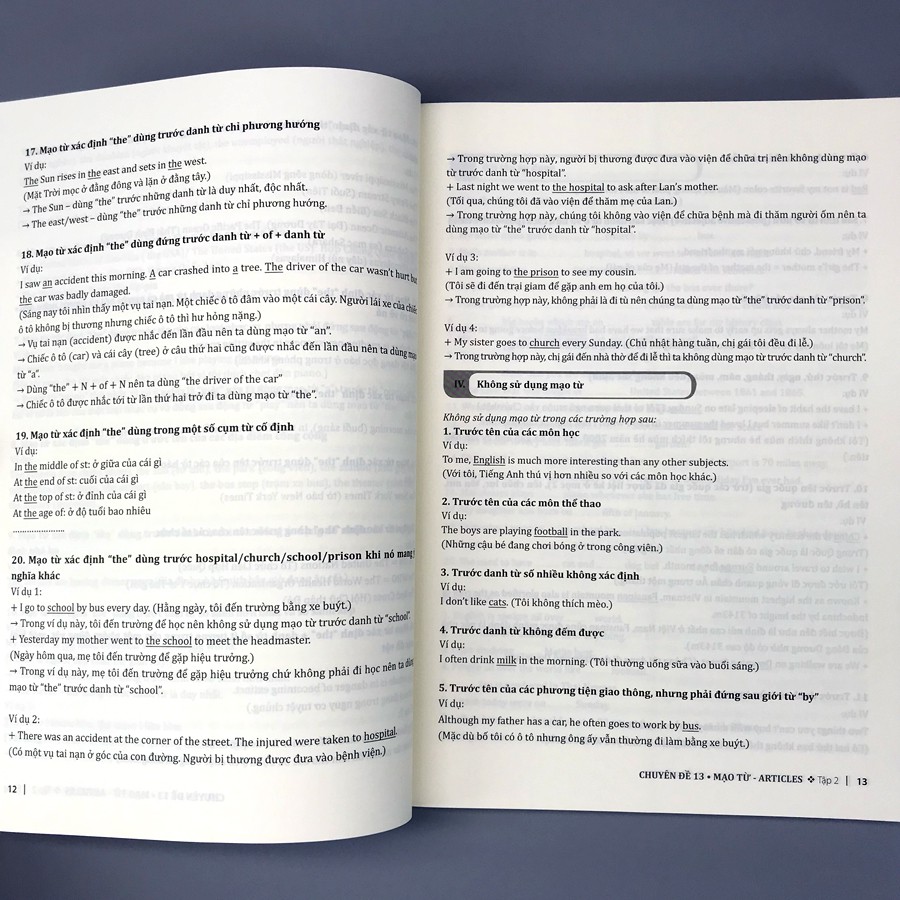 Sách 25 chuyên đề ngữ pháp tiếng Anh trọng tâm tập 2