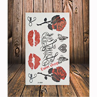 10 tấm các mẫu Tattoo xăm dán 6x10cm