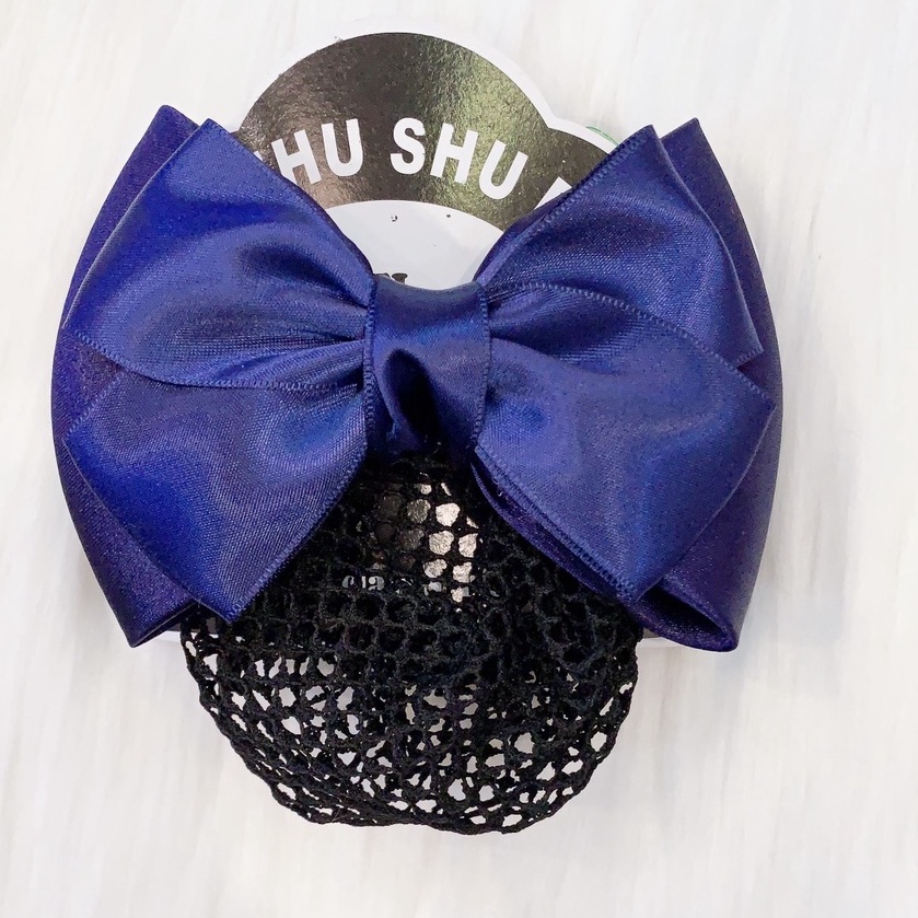 Kẹp Búi Tóc Nơ Lưới Công Sở Cho Nữ