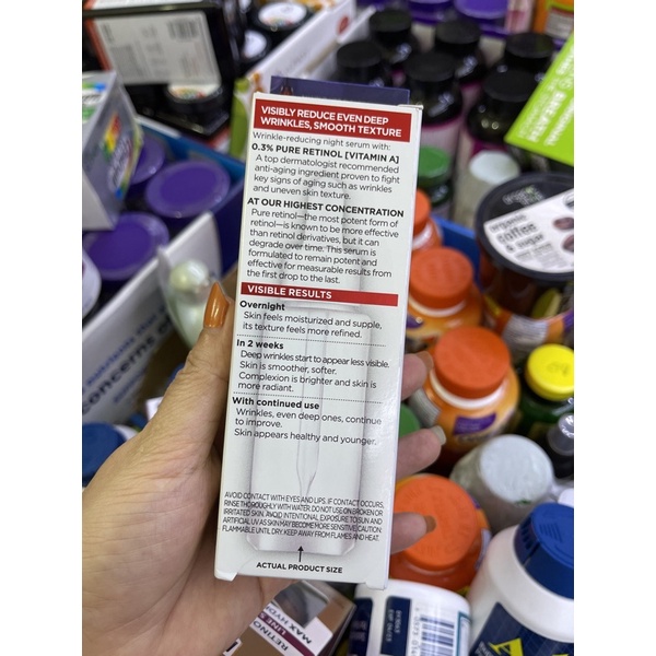 Loreal Revitalift  Serum Loreal ban đêm 0,3 % PURE RETINOL Revitalift cải tạo da chống lão hóa