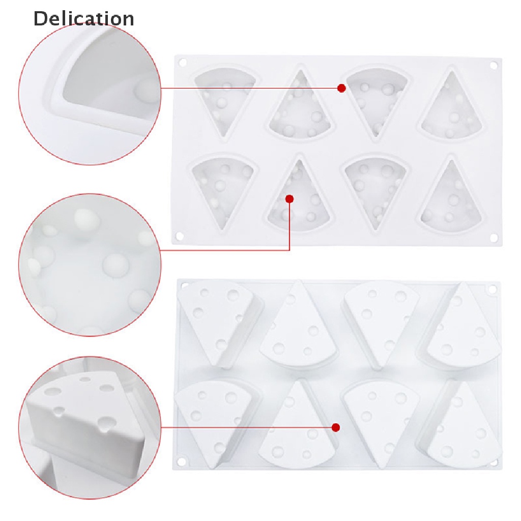 Khuôn silicone tạo hình phô mai 3D độc đáo sáng tạo