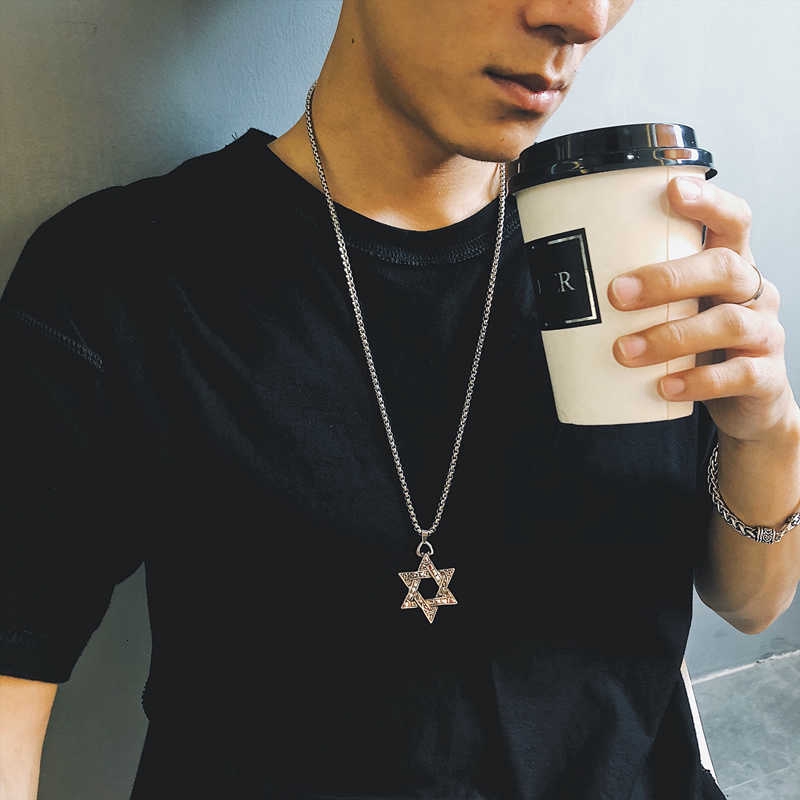 Dây Chuyền Thép Titan Mặt Thánh Giá Phong Cách Hip Hop