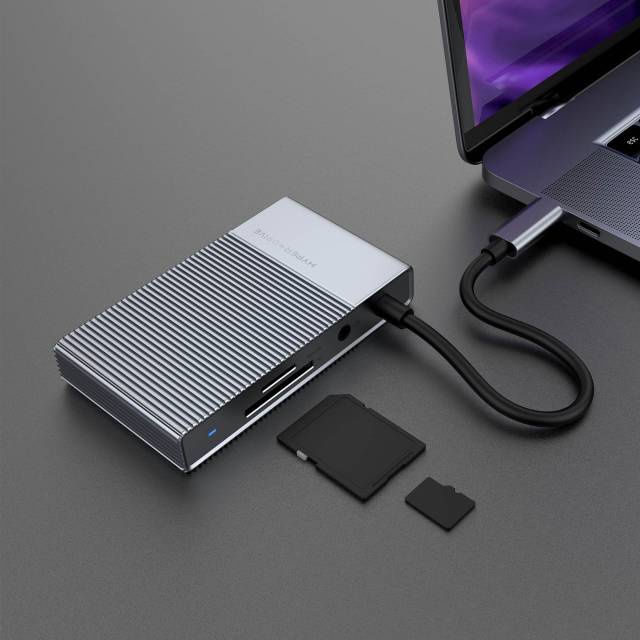 Cổng Chuyển Hyperdrive GEN2 6 in 1 For Macbook, Ipad Pro 2018-2020 G206 [Bảo Hành 24 Tháng] Chính Hãng