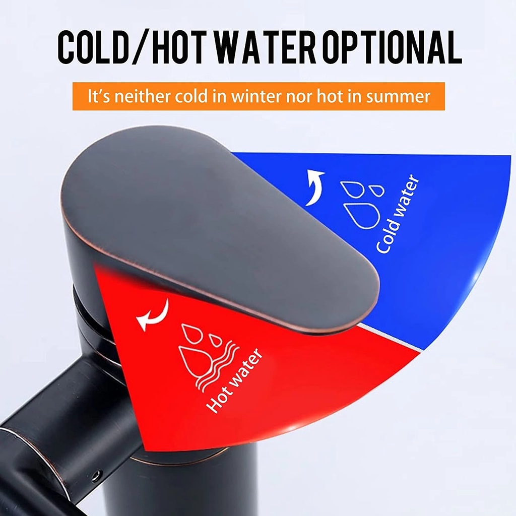 Đầu vòi nước nóng lạnh OSSAYI chống văng tiện lợi cho bồn rửa chén