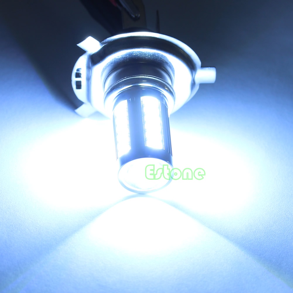 Bóng Đèn LED SMD 12V H4 33-LED Ánh Sáng Trắng Độ Sáng Cao Cho Xe Hơi