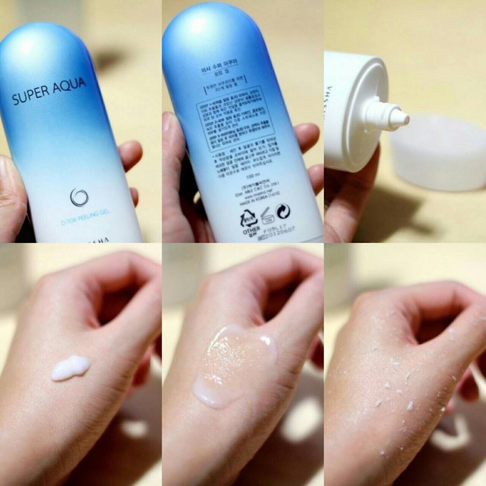 Tẩy tế bào chết Missha Super Aqua D-tox Peeling Gel