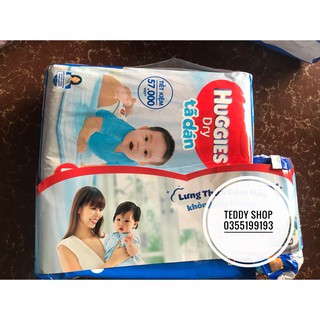 Tã Dán Huggies M76 tặng 6 tã quần