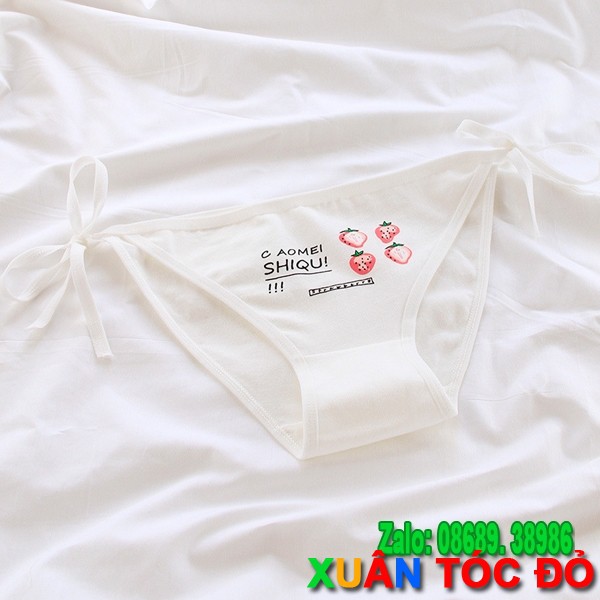 SỈ ZALO RẺ HƠN NHIỀU_ Quần Lót Buộc Dây Dâu Tây Mới Siêu Đẹp M066 | BigBuy360 - bigbuy360.vn