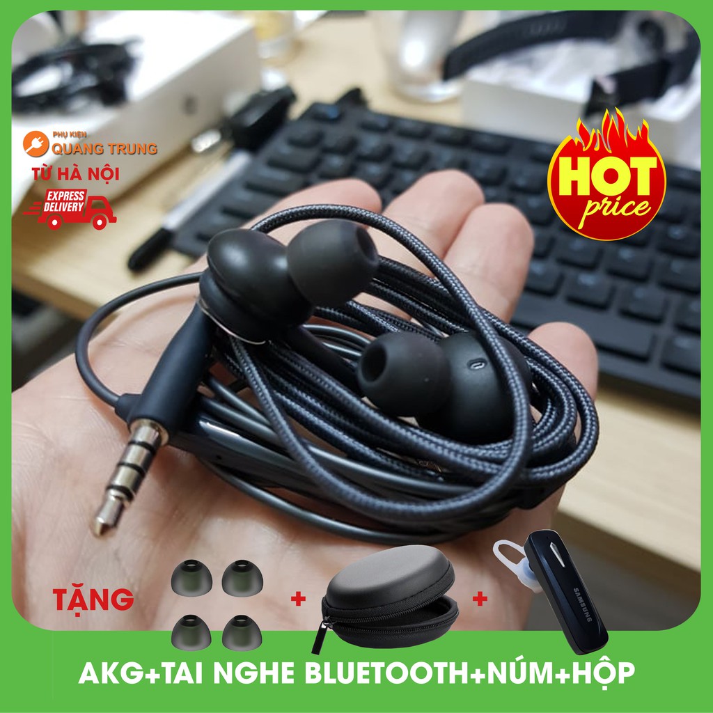 Tai nghe akg s8,s9,note8,note9 tặng núm,hộp