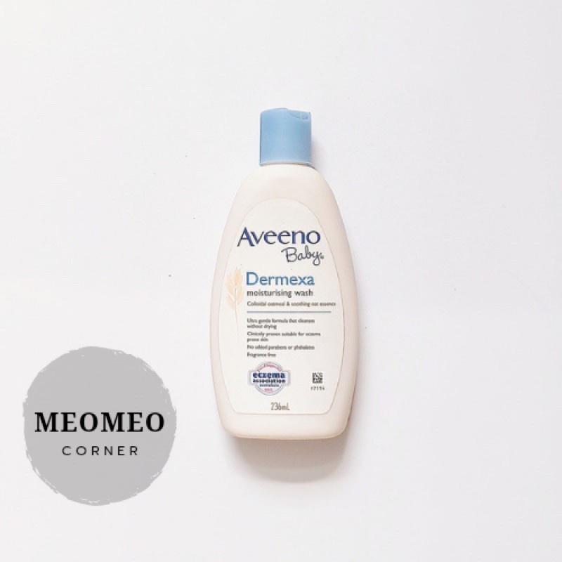 Sữa tắm chàm, khô da, dưỡng ẩm Aveeno Baby 236ml eczema Úc