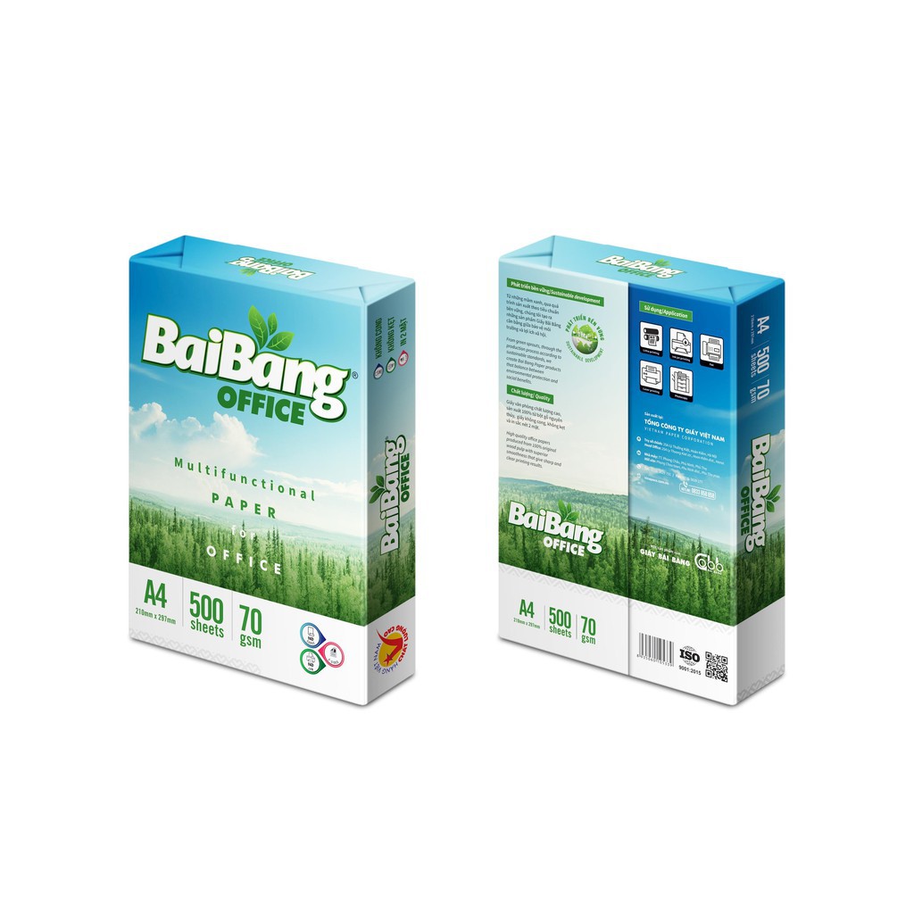 Giấy A4 Bãi Bằng Office 70gsm (500 tờ)