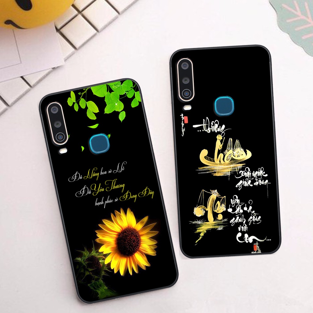 Ốp lưng Vivo U10 / Y12 / Y15 / Y17 phiên bản cha mẹ - vợ chồng- chữ thư pháp Tâm, nhẫn, phúc lộc thọ cực đẹp và ý nghĩa