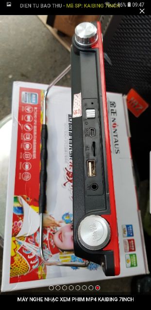 MÁY MP4 KAIBING NGHE NHẠC XEM PHIM 7INCH