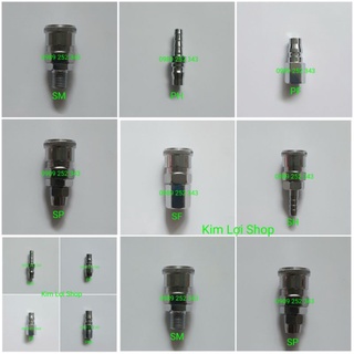 Đầu nối nhanh ống hơi các loại (SP,PP)20,30,40.(SF, PF)20,30,40. (SM, PM) 20,30,40, (SH,PH)20,30,40
