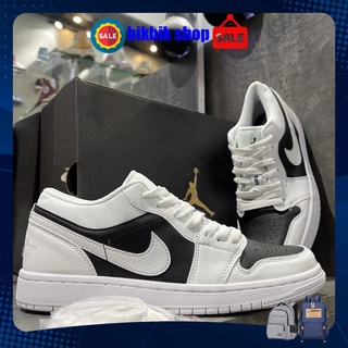 Giày sneaker jd low trắng đen, giày thể thao nam nữ thấp cổ