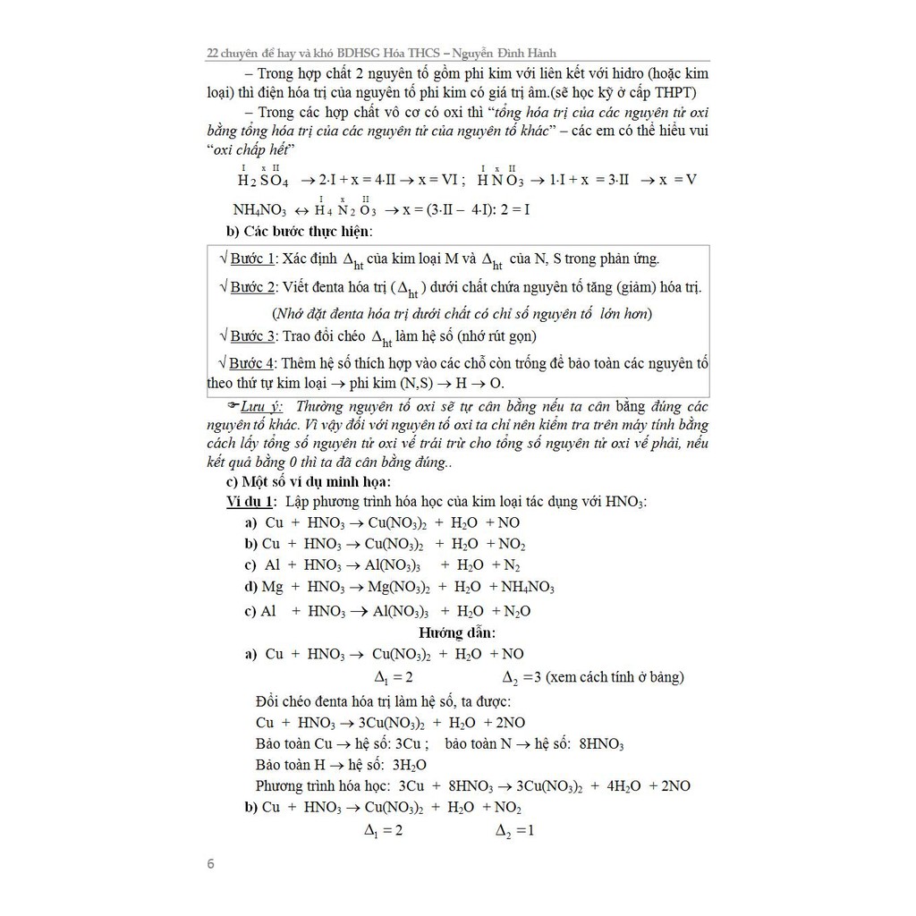 Sách - 22 Chuyên Đề Hay Và Khó Bồi Dưỡng Học Sinh Giỏi Hóa Học Thcs Tập 1