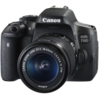 Máy ảnh Canon 750D + 18-55mm STM - Mới 100% -Chính hãng