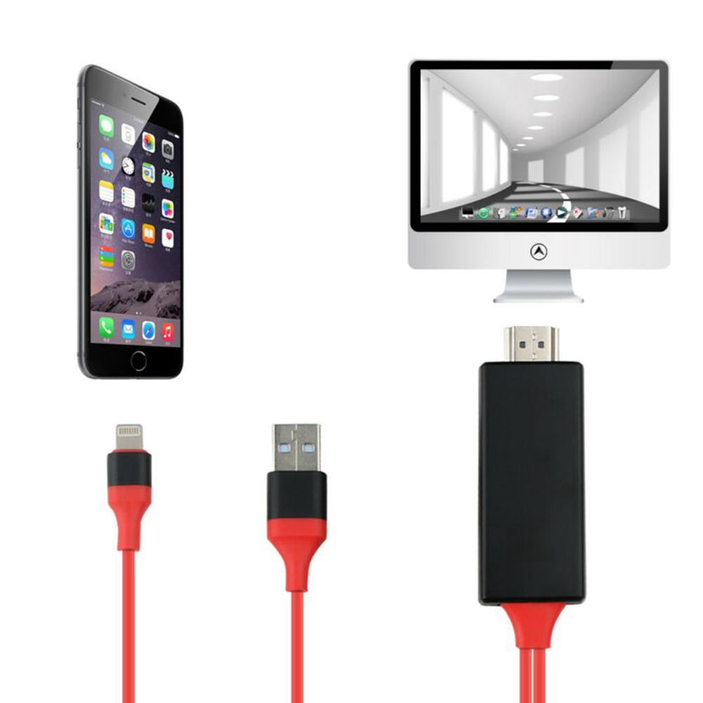 Screen To TV Cable HDMI 1080p IOS Adapter USB Charger Converter For IPad
