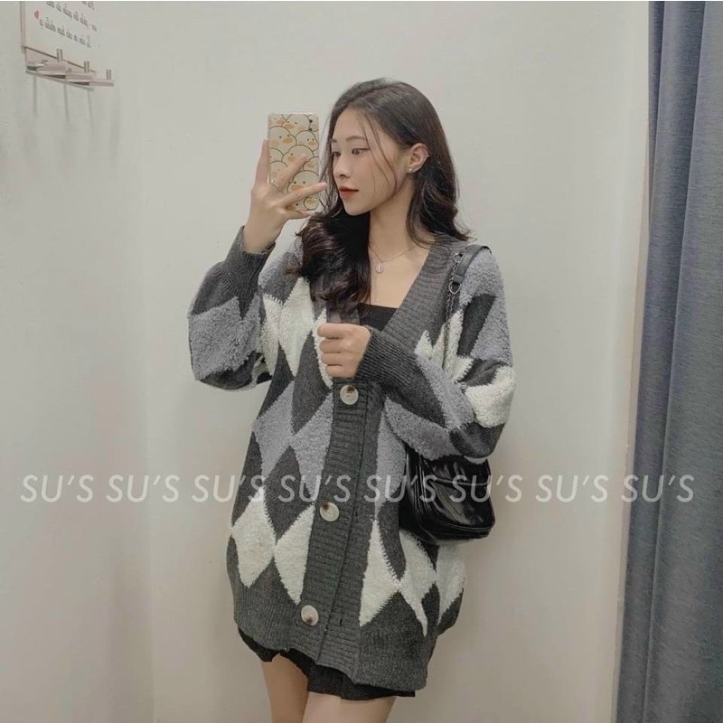 [Mã 2611THTRANG100K hoàn 10% xu đơn 99K] Áo cadigan len lông trám quảng châu | BigBuy360 - bigbuy360.vn