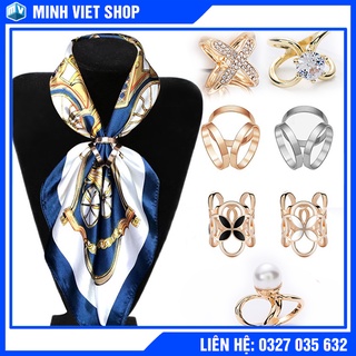 Khuy thắt khăn, nút thắt khăn lụa phong cách hàn quốc