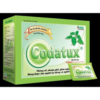 KẸO NGẬM CODATUX - Hỗ trợ giảm ho, viêm họng, viêm phế quản